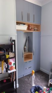 home renovation bedroom built-in cabinet wardrobe